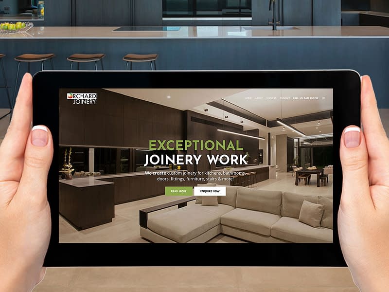 Orchard Joinery website